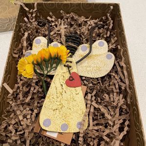 ♥️ Recycled Metal Angel “Ray of Light #1” Moccasin